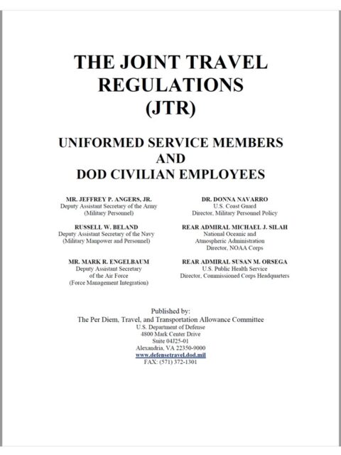 Joint Travel Regulation Analysis - TDY Furniture Rentals